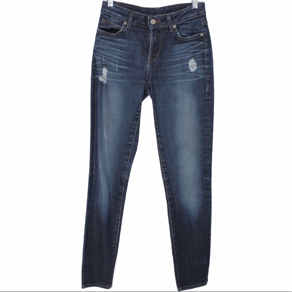 RICH & SKINNY Distressed High Rise Skinny Jeans 24 - Picture 6 of 6